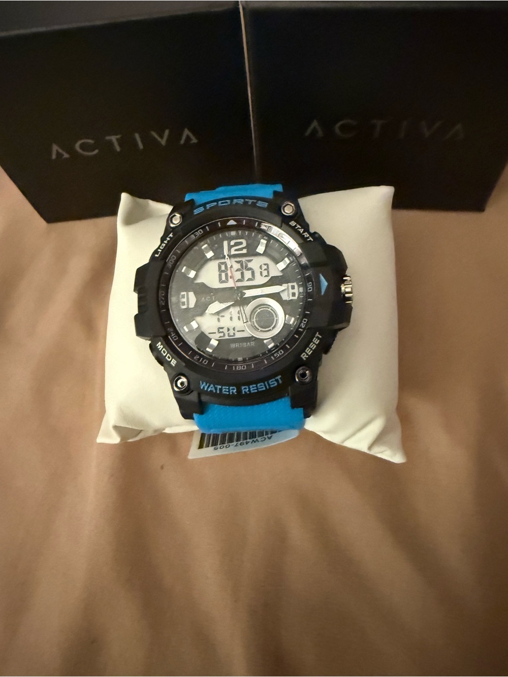 Ativa Blue & Black Sports Dual-Display Watch